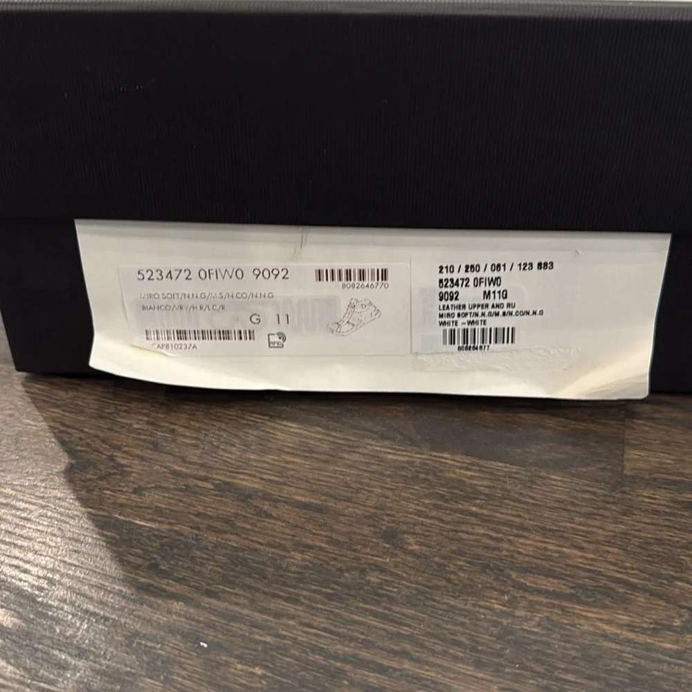 Gucci Leather Ace Stripe High Top Sneaker-523472-Authentic-NIB